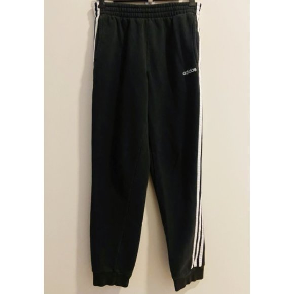 adidas Men Tricot Stripe Black Track Pants Size S - Picture 1 of 3
